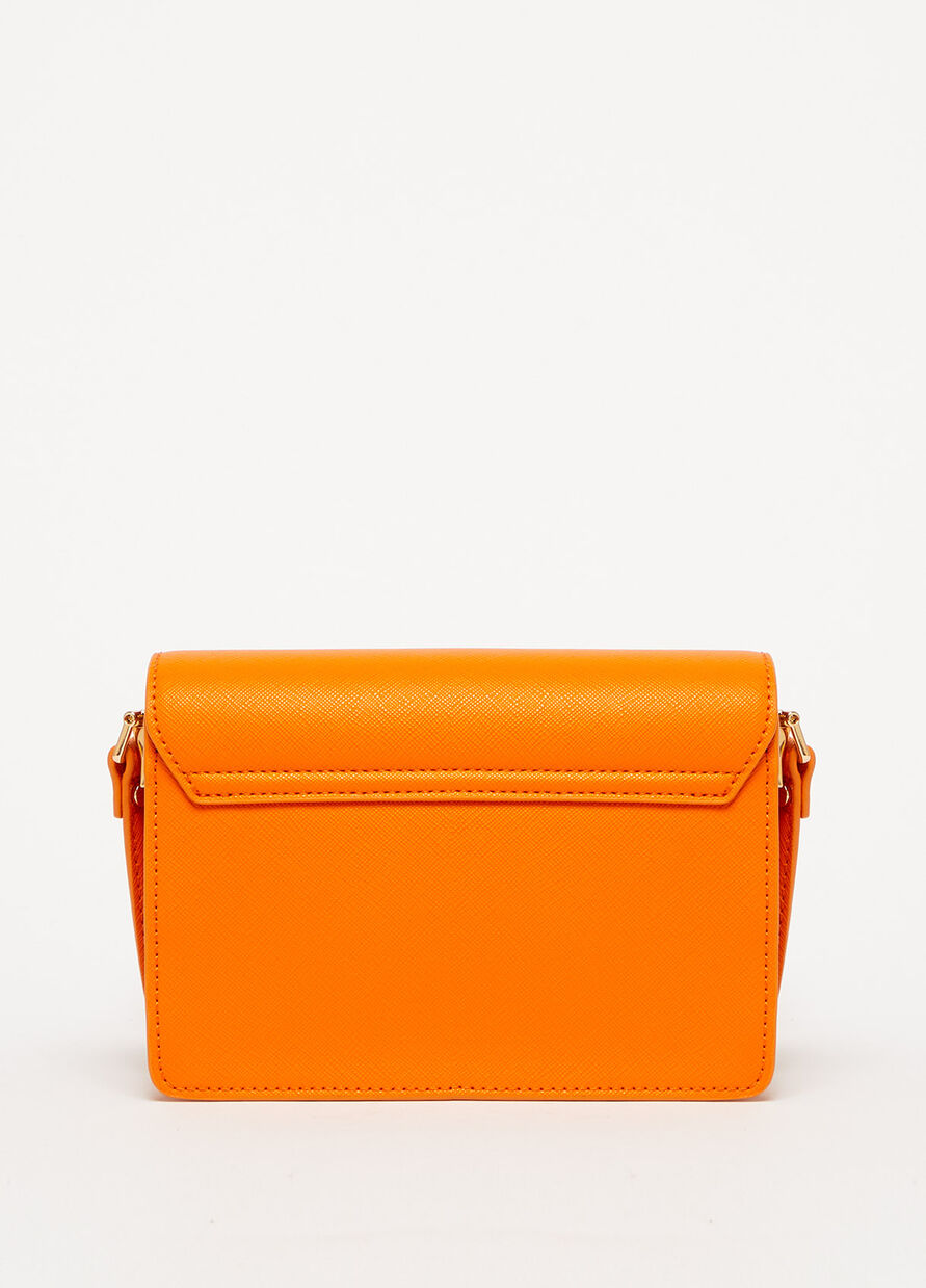 Francis Wallet - Neon Orange Leather All Over Eyes Embroidery – Min & Mon