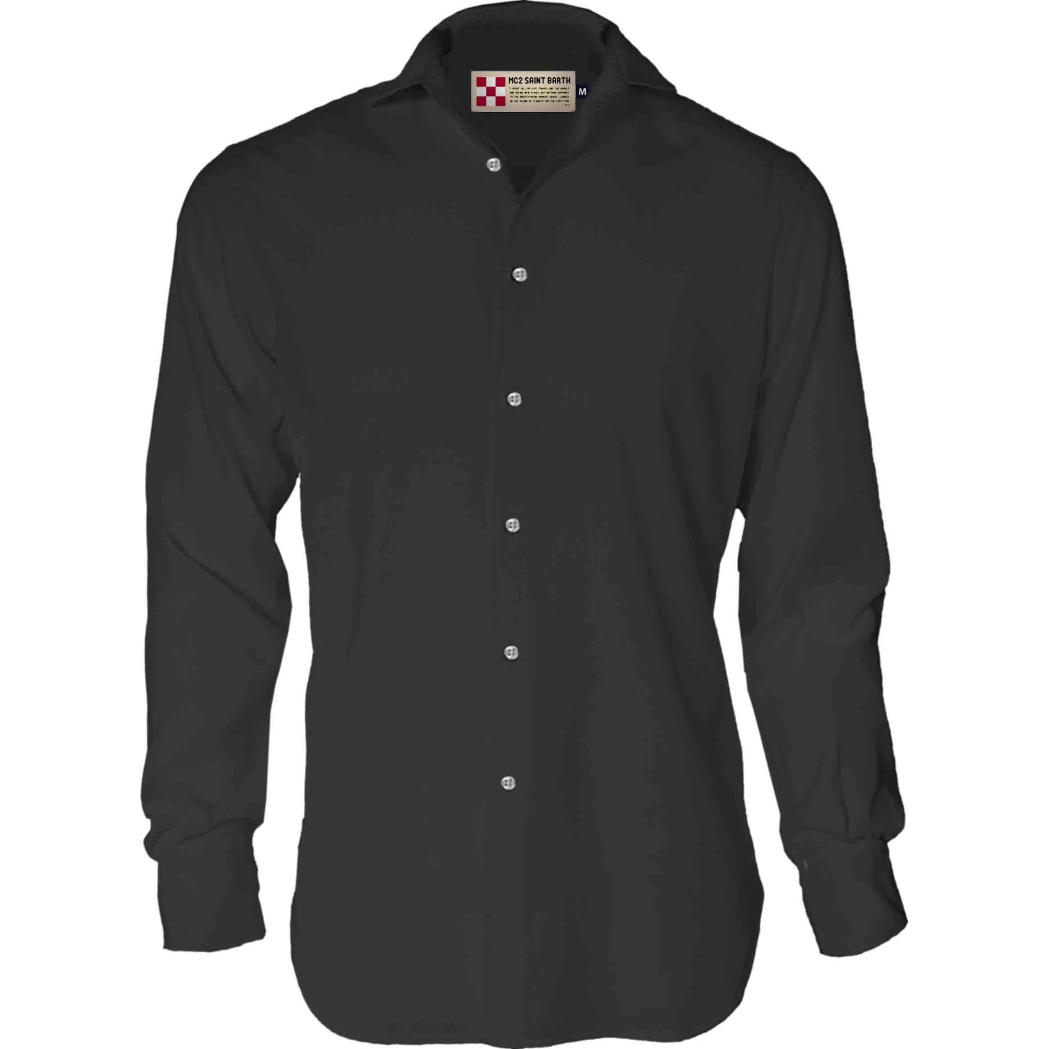 Camicia di Lino / Nero - Ideal Moda