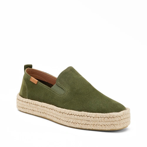 Slip-On con Suola in Corda Frau / Verde - Ideal Moda