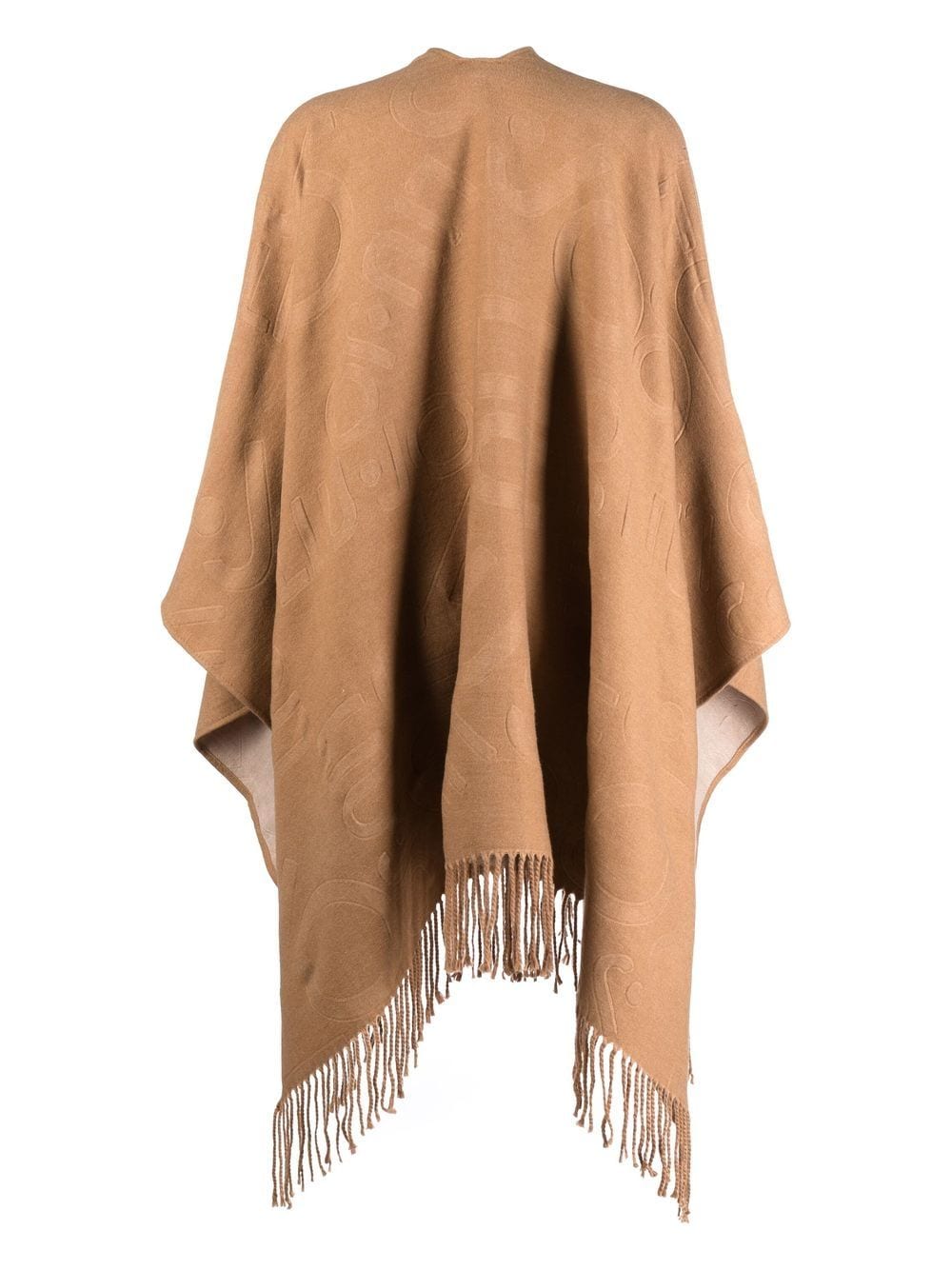 Poncho con Logo Liu Jo / Beige - Ideal Moda