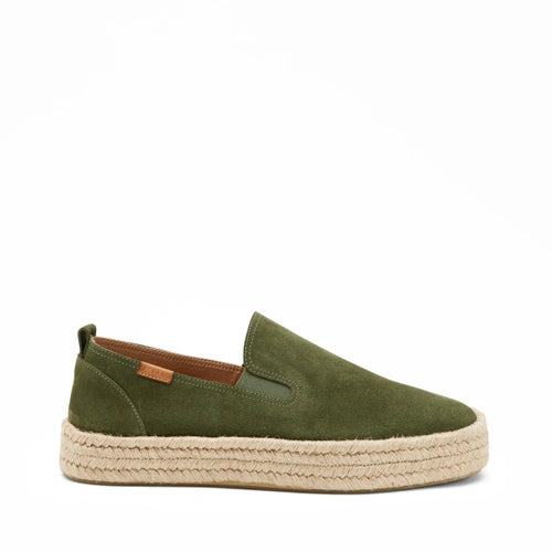 Slip-On con Suola in Corda Frau / Verde - Ideal Moda