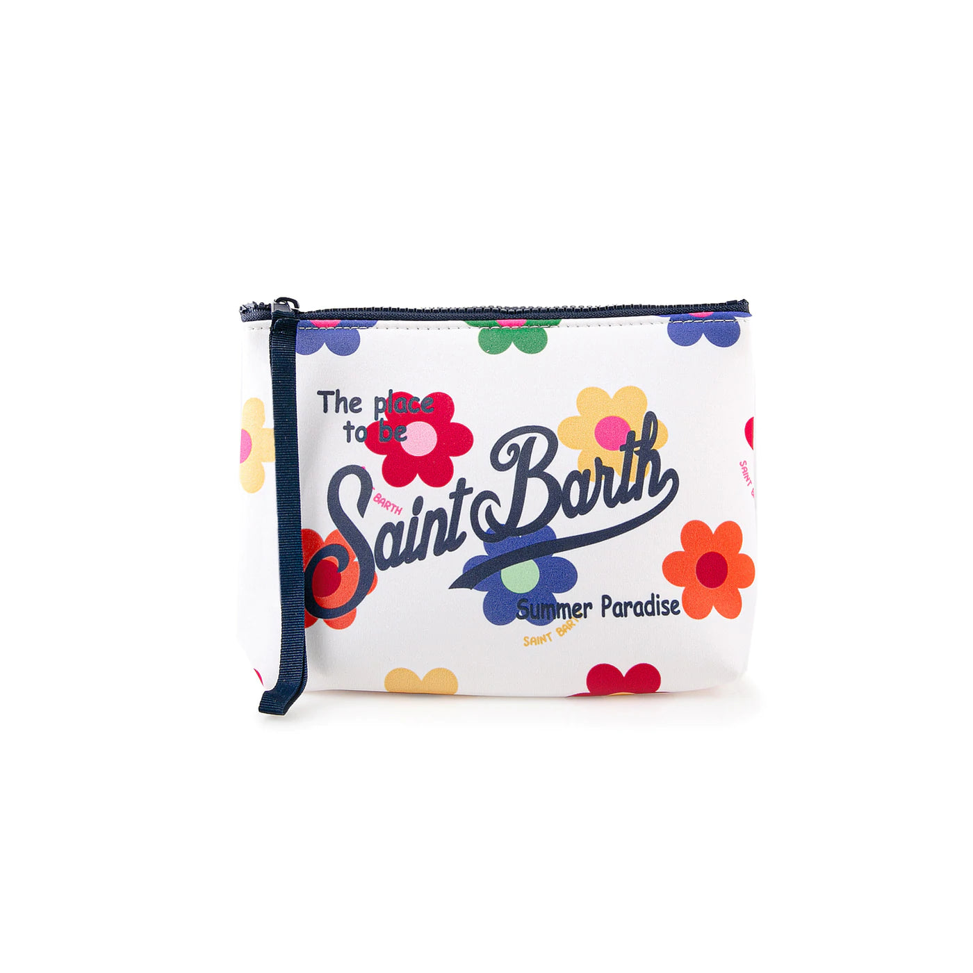 Pochette Mc2 Saint Barth in Scuba / Bianco - Ideal Moda