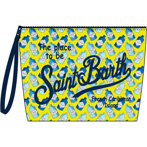 Pochette Mc2 Saint Barth in Scuba / Giallo - Ideal Moda