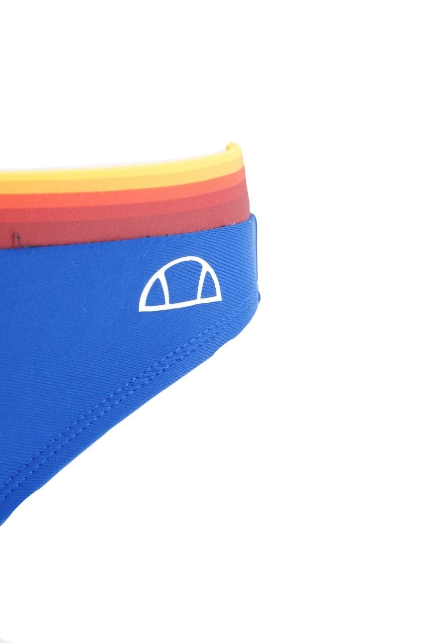 Slip da Mare con Logo Ellesse / Bluette - Ideal Moda