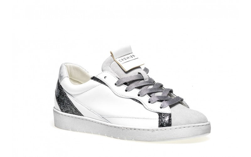 Sneaker Cromier in Pelle / Bianco - Ideal Moda