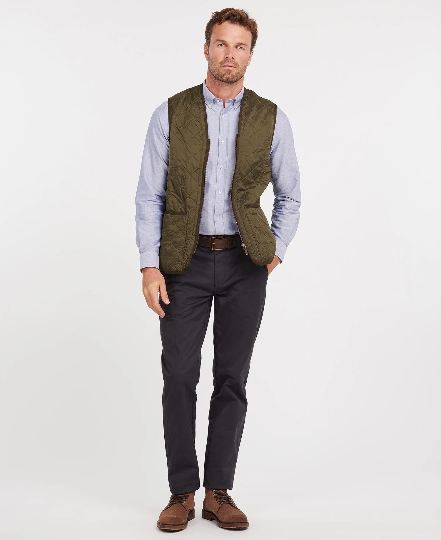 Gilet con Zip Barbour / Verde - Ideal Moda