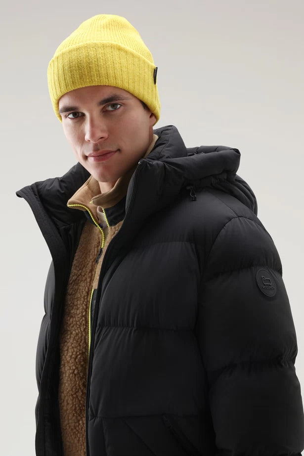 Giubbino in Nylon Elasticizzato Woolrich / Nero - Ideal Moda