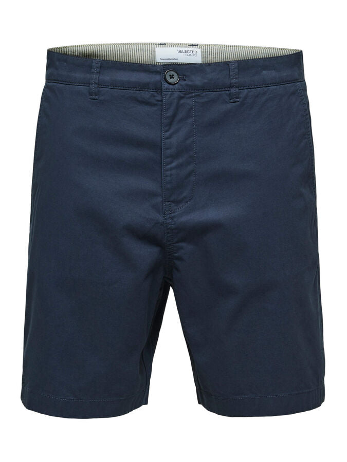 Shorts in Cotone Selected / Blu - Ideal Moda