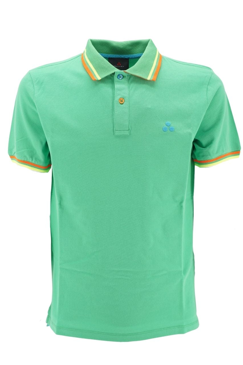 Polo Peuterey con Contrasti / Verde - Ideal Moda