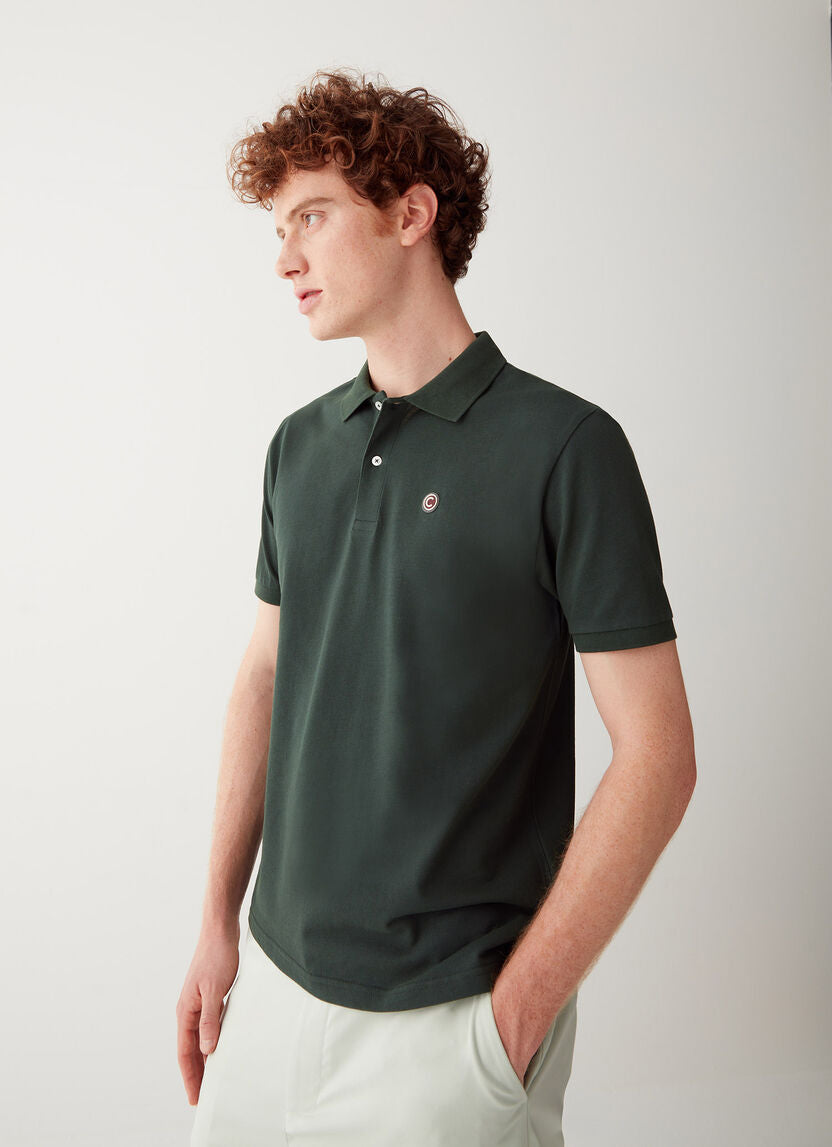 Polo in Piquet di Cotone con Logo Colmar / Verde - Ideal Moda