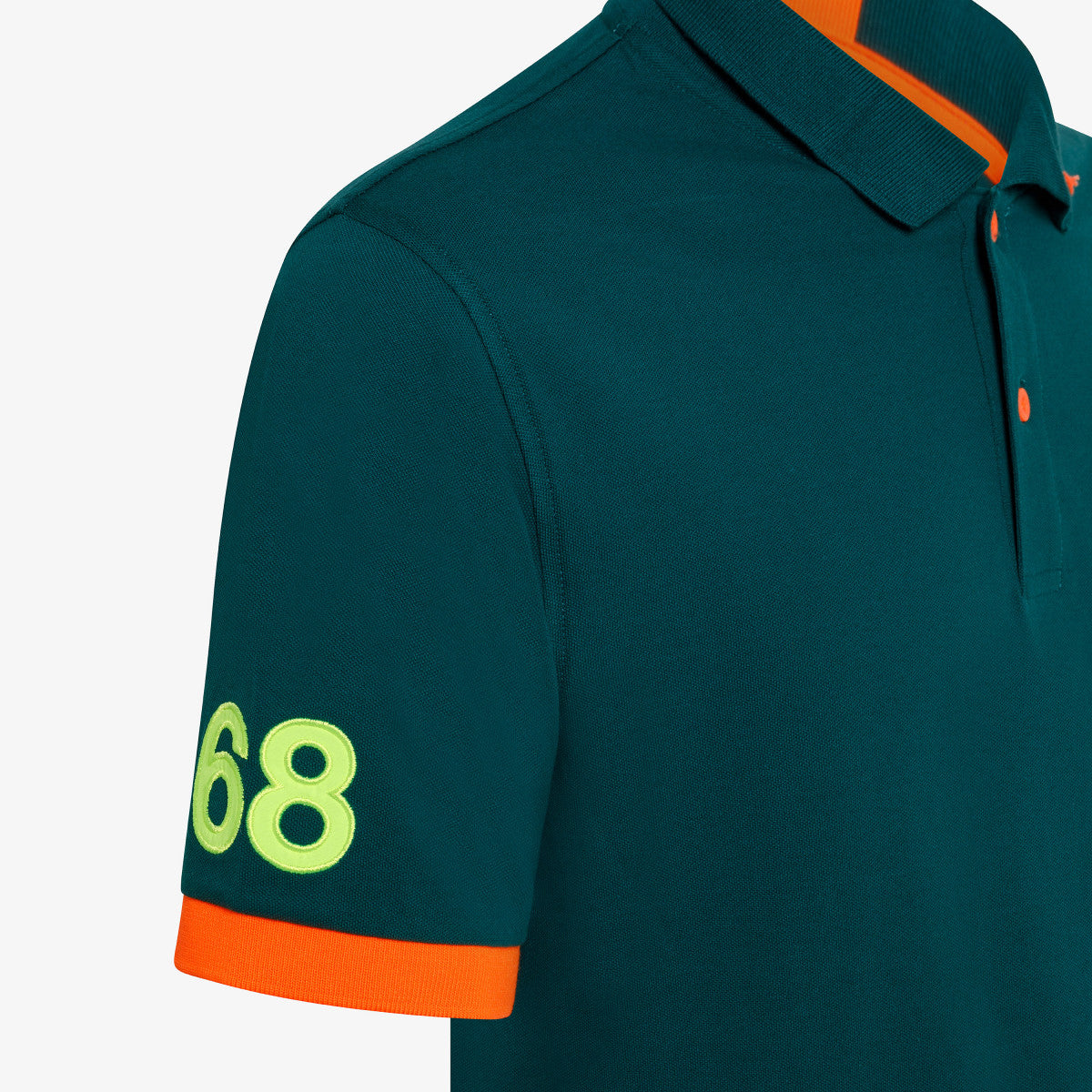 Polo Sun 68 con Logo Grande / Verde - Ideal Moda