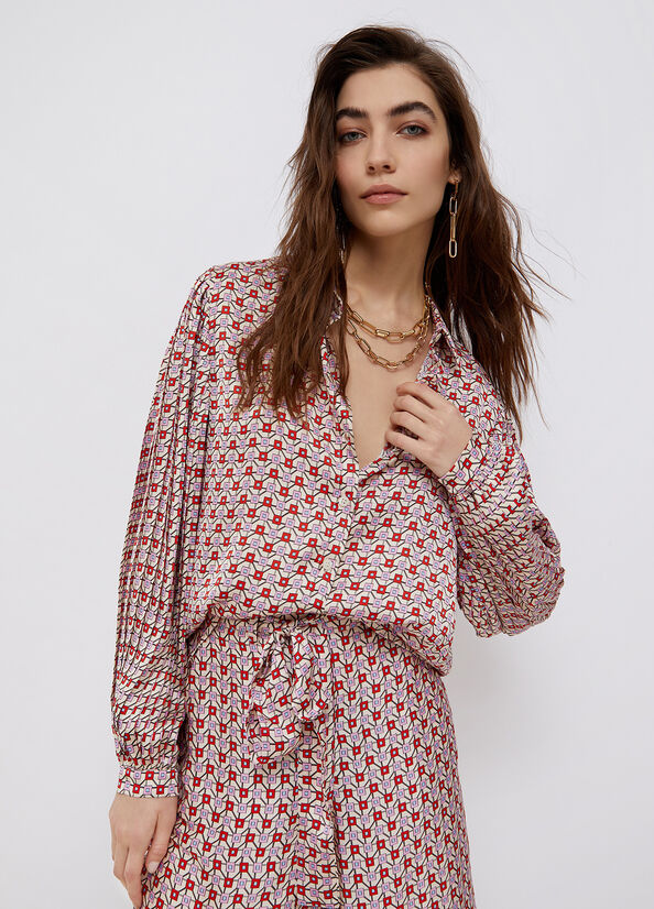 Camicia Liu Jo in Raso / Rosa - Ideal Moda