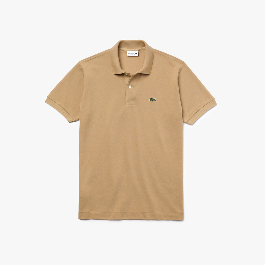 Polo 12.12 con Logo Lacoste / Beige - Ideal Moda