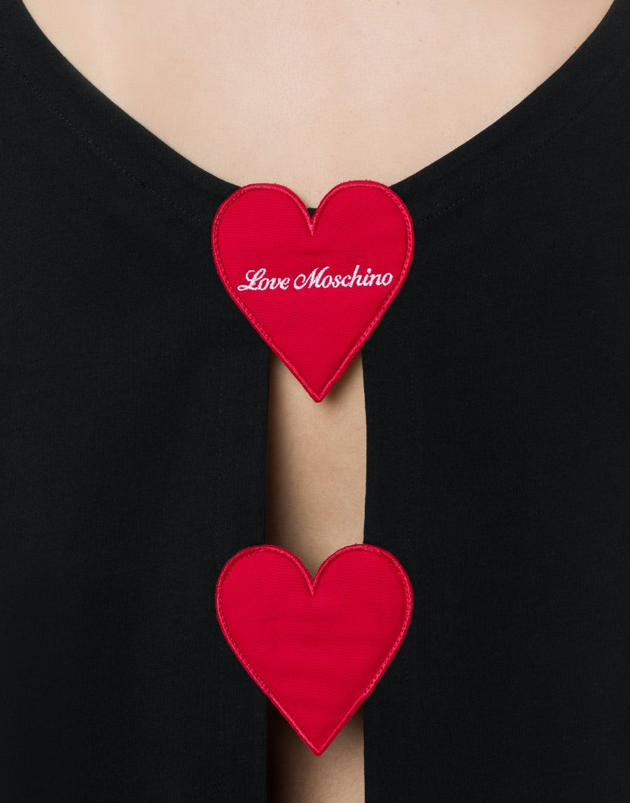 T-Shirt Love Moschino con Logo / Nero - Ideal Moda