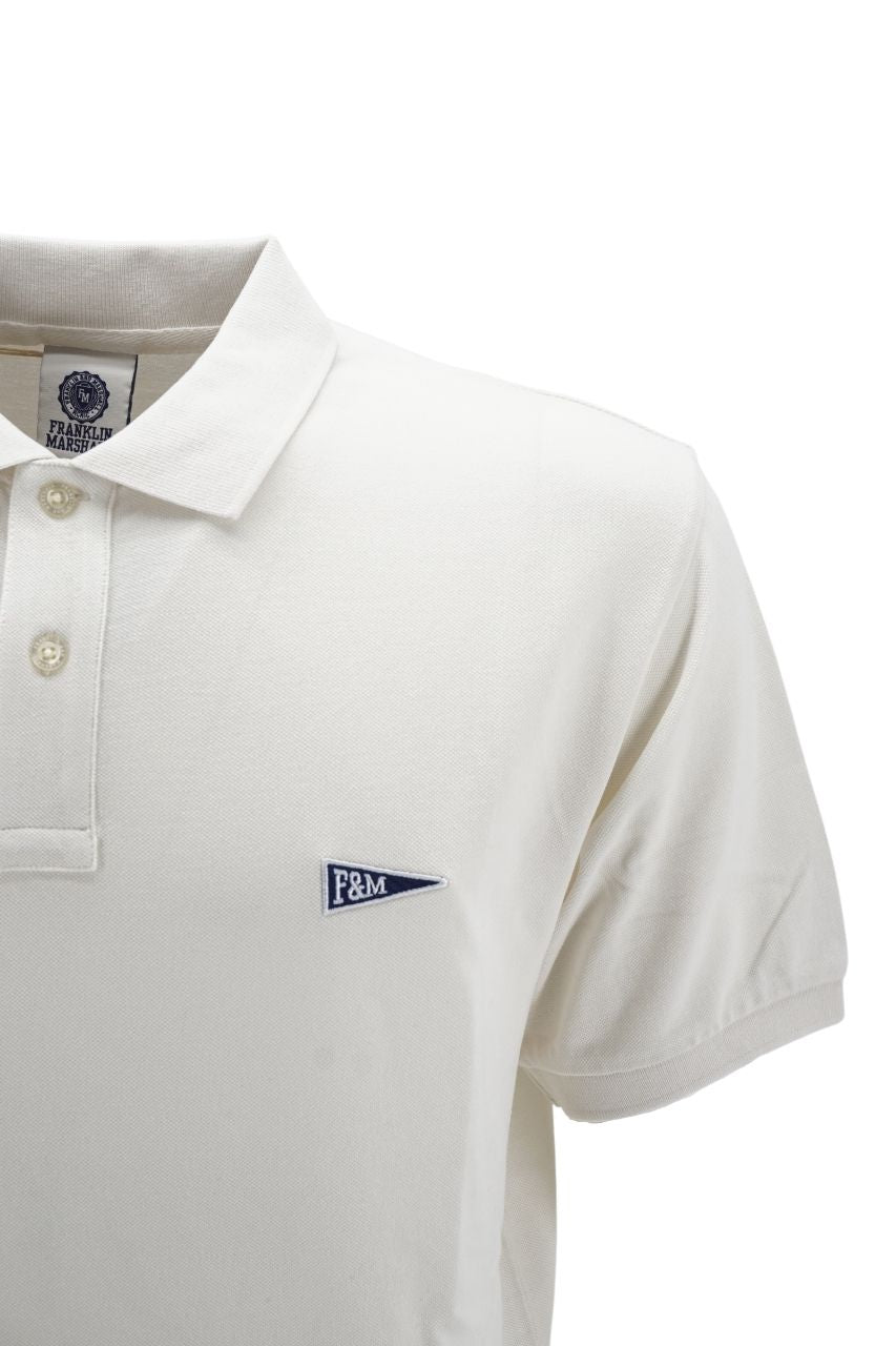 Polo Franklin & Marshall con Logo / Bianco - Ideal Moda