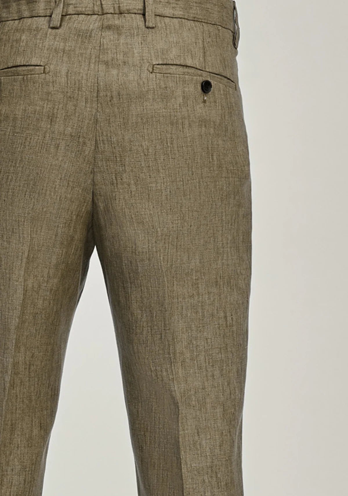 Pantalone in Lino Briglia / Beige - Ideal Moda