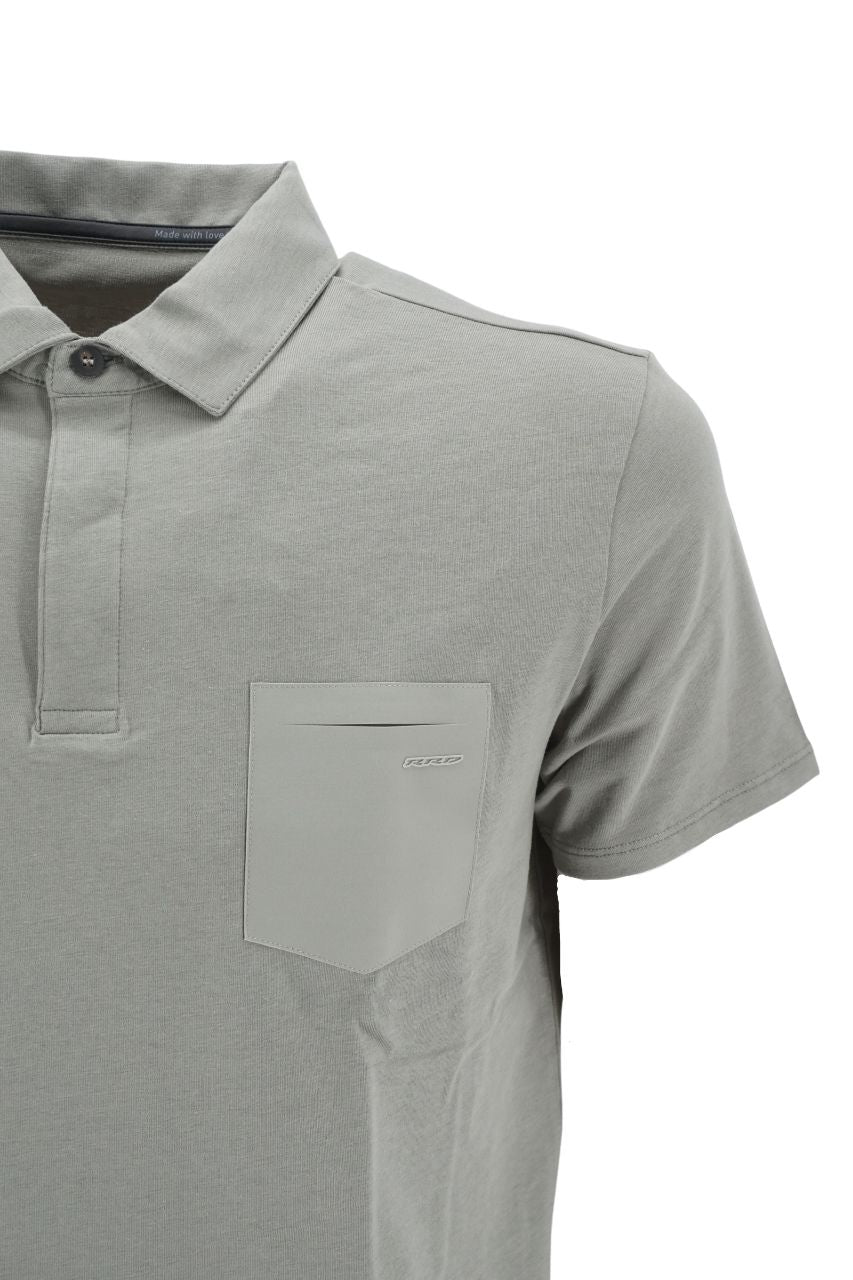 Polo RRD Revo con Taschino / Grigio - Ideal Moda