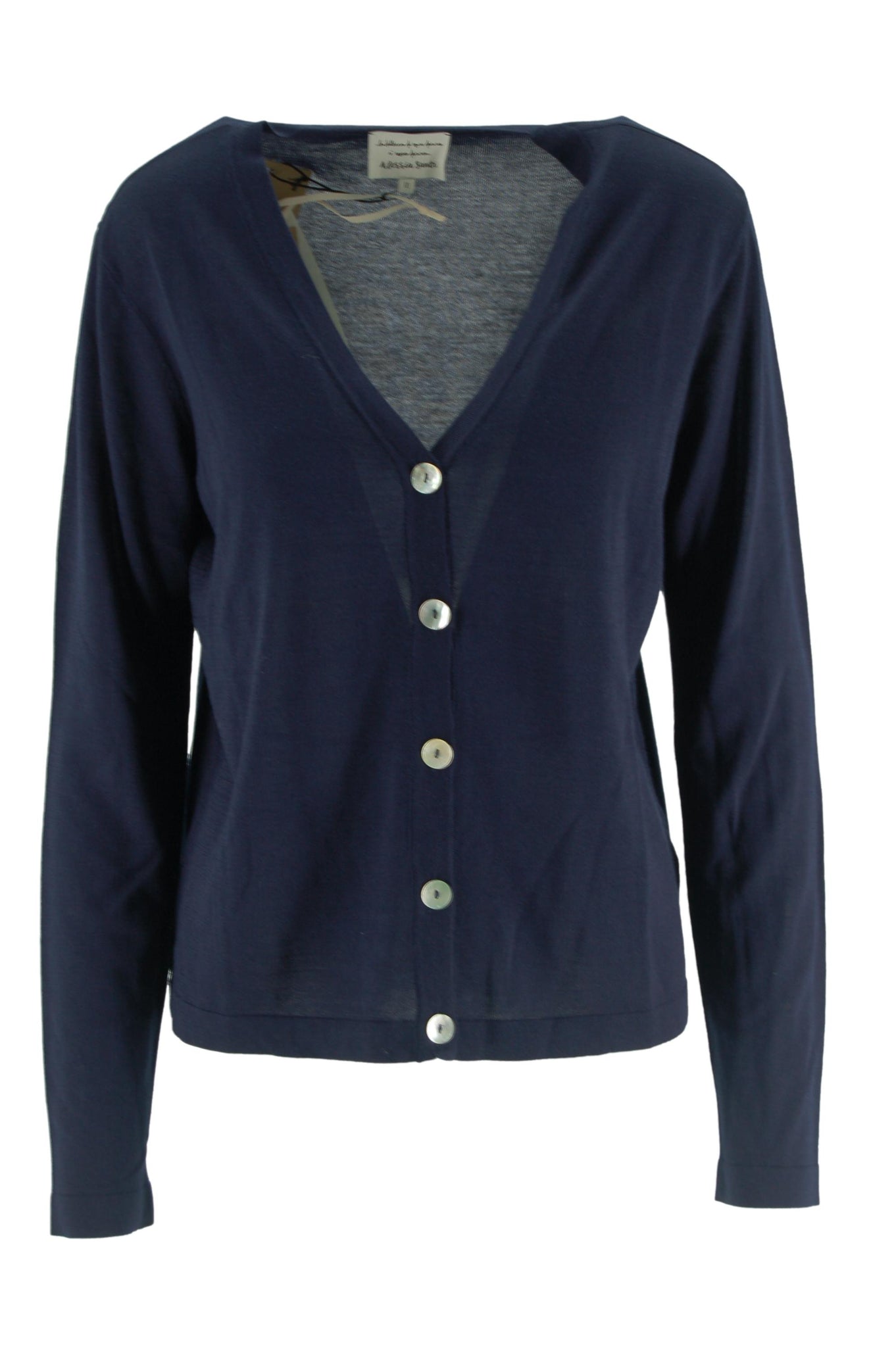 Maglia Cardigan in Cotone Alessia Santi / Blu - Ideal Moda