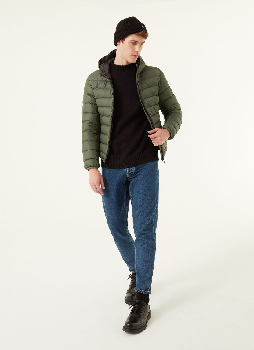 Colmar Down Jacket with Hood Green