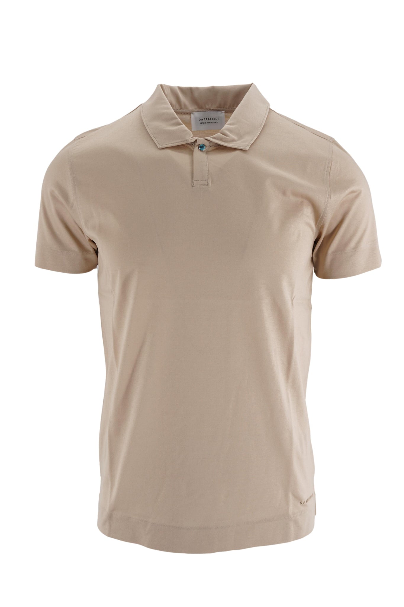 Polo in Cotone Mercerizzato Gazzarrini / Beige - Ideal Moda