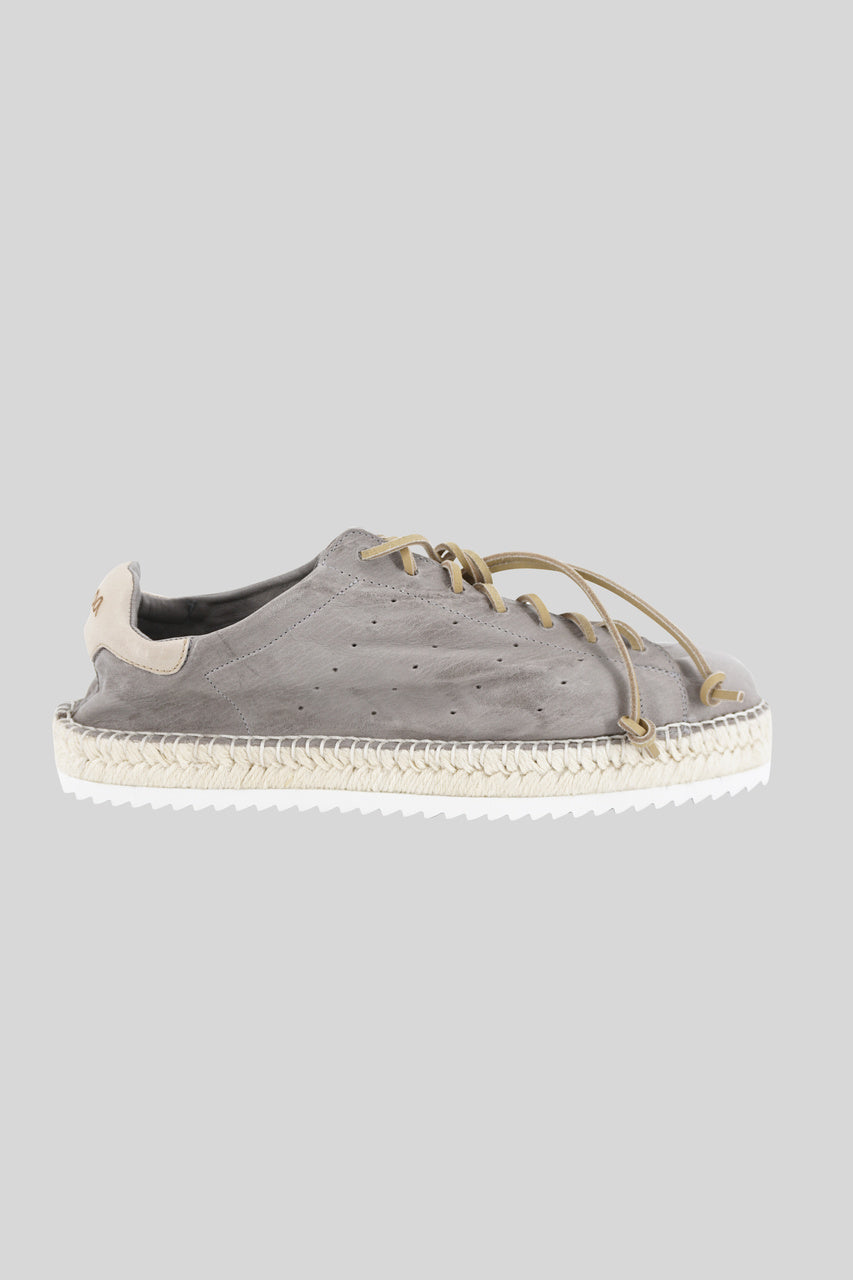 Sneaker in pelle / Grigio - Ideal Moda