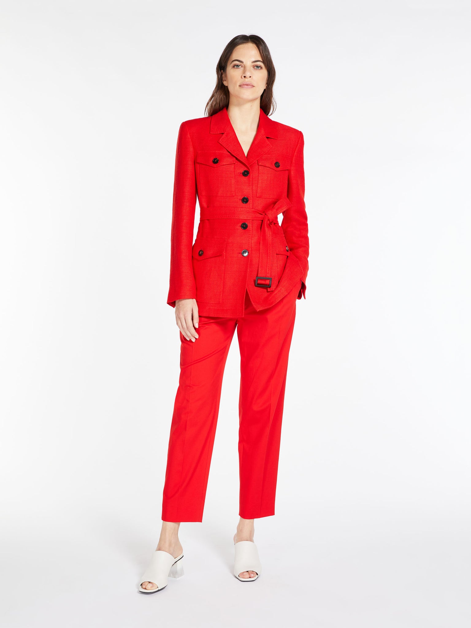 Pantalone in Cotone Max Mara / Rosso - Ideal Moda