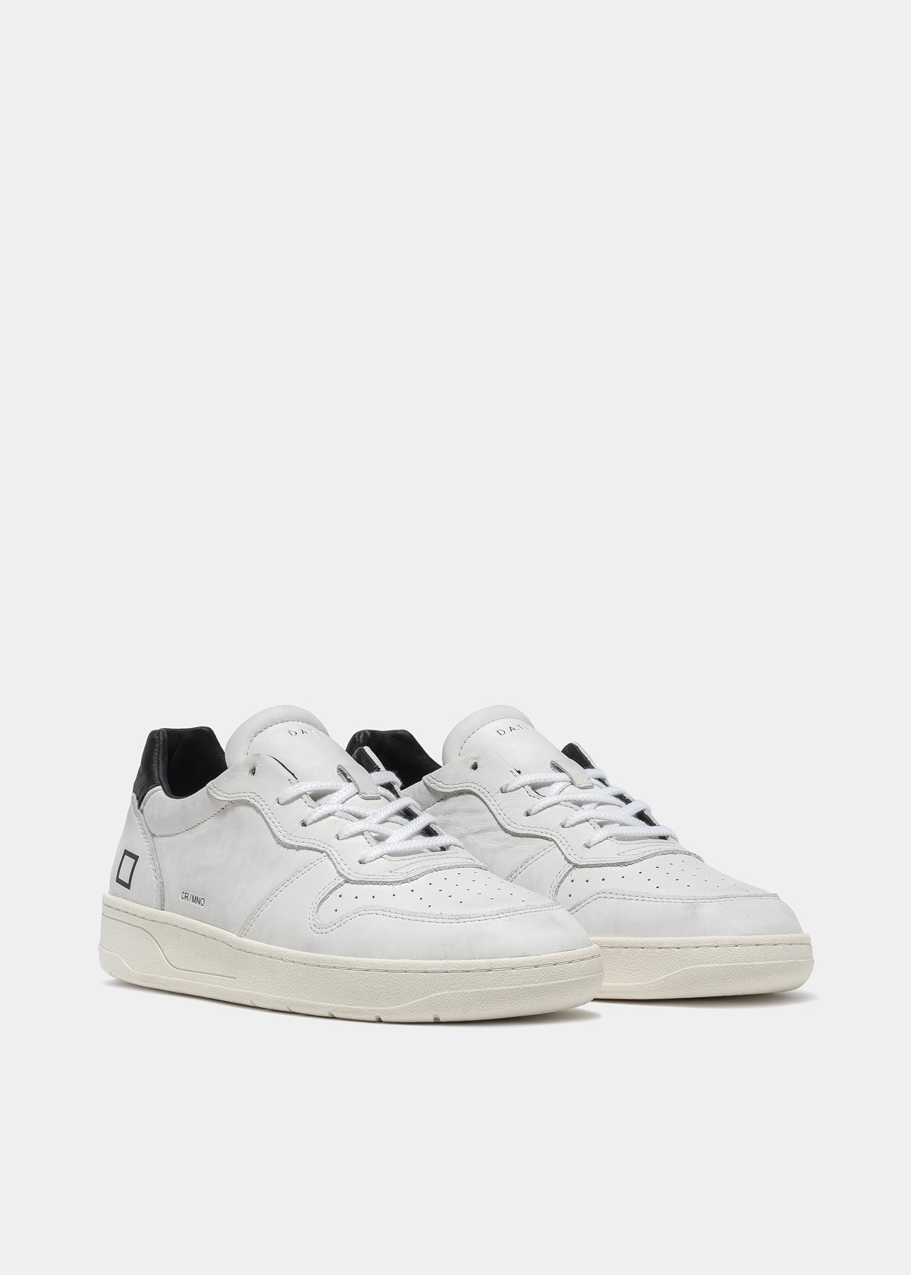 Sneaker DATE in Pelle Court Mono / Bianco - Ideal Moda