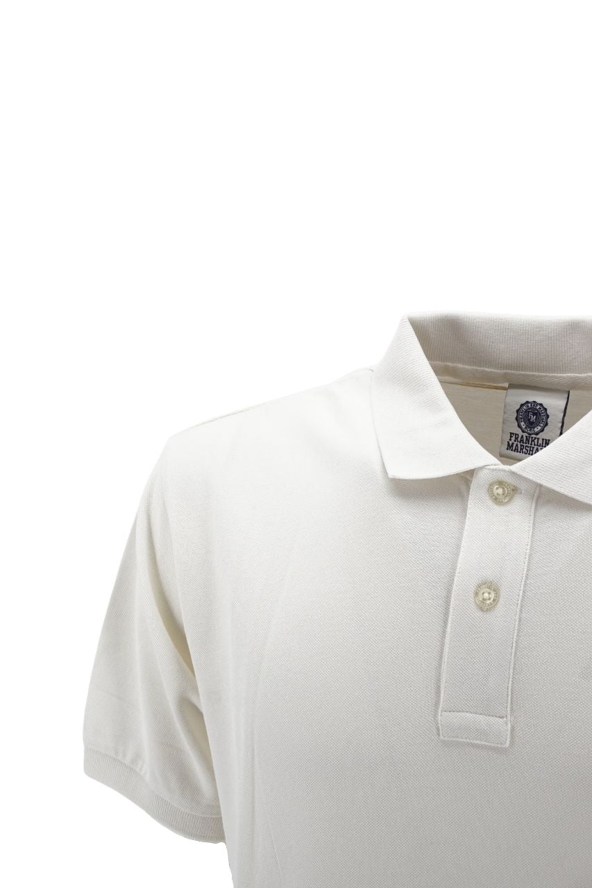 Polo Franklin & Marshall con Logo / Bianco - Ideal Moda