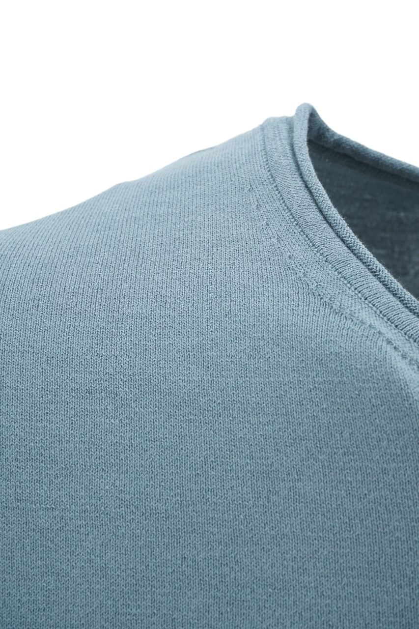 T-Shirt Heritage in Filo di Cotone / Grigio - Ideal Moda