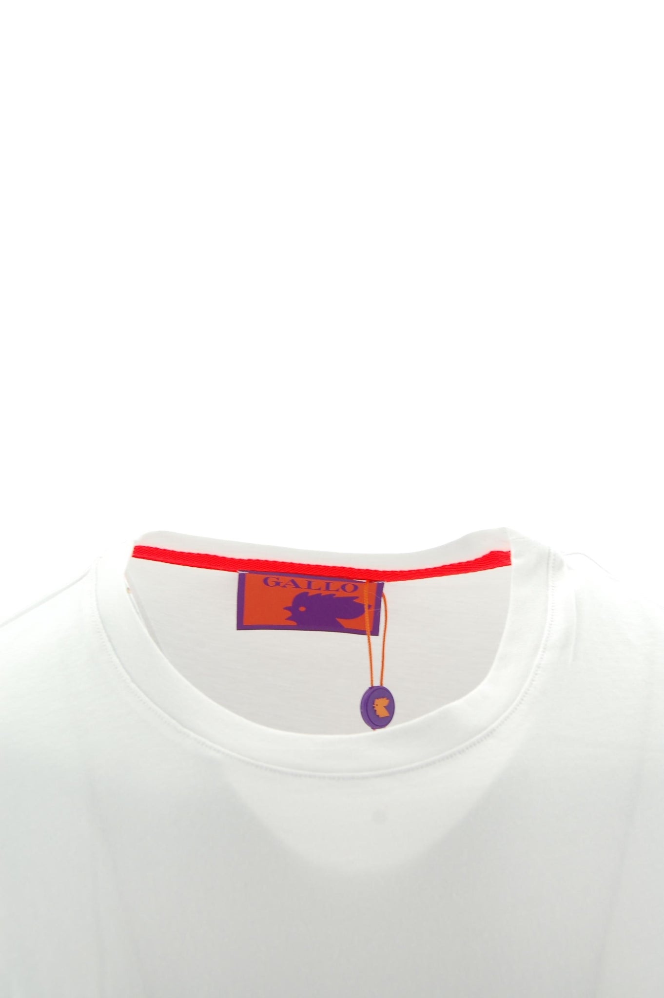 T-Shirt con Taschino Gallo / Bianco - Ideal Moda