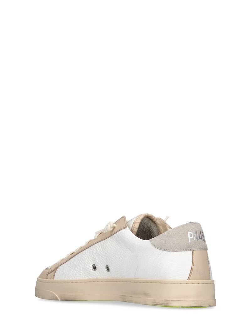 Sneaker JackB in Pelle P448 / Bianco - Ideal Moda